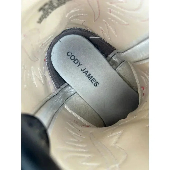 Cody James Kids Pull On Mid Calf Cowboy Western Black Leather Boots Sz 21 - Picture 13 of 13